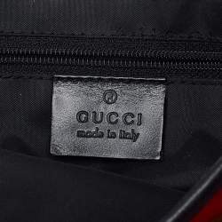 Pre Owned Gucci Multicolor Printed Canvas and Leather Vintage Jackie O Hobo