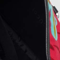 Pre Owned Gucci Multicolor Printed Canvas and Leather Vintage Jackie O Hobo