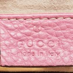 Gucci Pink Leather Small 1973 Chain Crossbody Bag