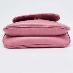 Gucci Pink Leather Small 1973 Chain Crossbody Bag