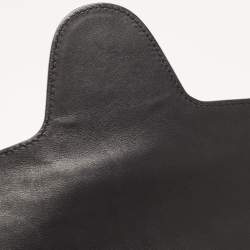 مملوكة مسبقًا Gucci Black Guccissima Leather Medium Emily Chain Shoulder Bag