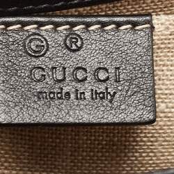 مملوكة مسبقًا Gucci Black Guccissima Leather Medium Emily Chain Shoulder Bag