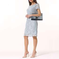 مملوكة مسبقًا Gucci Black Guccissima Leather Medium Emily Chain Shoulder Bag