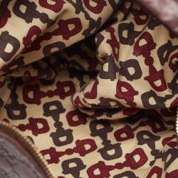 مملوكة مسبقًا Gucci Dark Brown Guccissima Leather Hysteria Hobo
