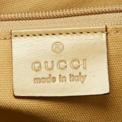 Pre Owned Gucci Pink Canvas Tote