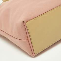 Pre Owned Gucci Pink Canvas Tote