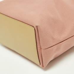 Pre Owned Gucci Pink Canvas Tote