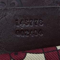 Pre Owned حقيبة هوبو غوتشي بانش جلد غوتشيسيما بني