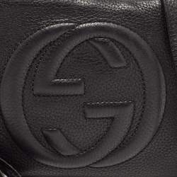 مملوكة مسبقًا Gucci Black Leather Small Soho Disco Shoulder Bag