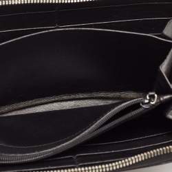 Gucci Back Guccissima Leather Zip Around Wallet