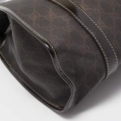 Pre Owned Gucci Brown GG Supreme Canvas and Leather Jackie O Hobo