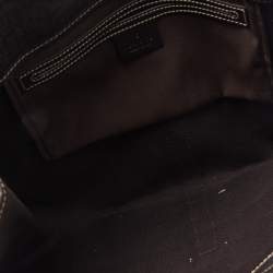 Pre Owned Gucci Brown GG Supreme Canvas and Leather Jackie O Hobo