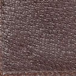 Gucci Beige/Brown GG Canvas and Leather Web French Wallet