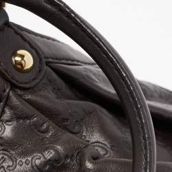 Pre Owned Gucci Brown Guccissima Leather Medium Sukey Tote