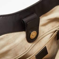 Pre Owned Gucci Brown Guccissima Leather Medium Sukey Tote