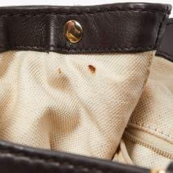 Pre Owned Gucci Brown Guccissima Leather Medium Sukey Tote