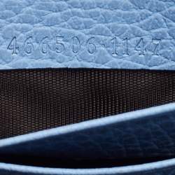 Gucci Light Blue Leather Betty Wallet on Chain