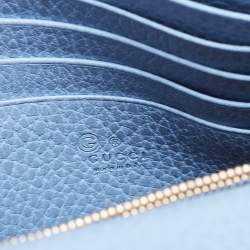 Gucci Light Blue Leather Betty Wallet on Chain