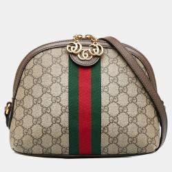 Gucci Lady Web Original GG Shoulder Bag - Brown Shoulder Bags, Handbags -  GUC98580