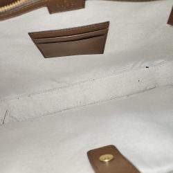 Pre Owned Gucci Brown Interlocking GG Canvas Briefcase