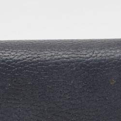 Gucci Black Leather GG Marmont Flap Card Case