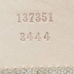 Pre Owned Gucci Multicolor Floral Canvas and Leather Bamboo Top Handle Bag