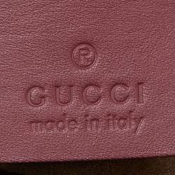 Pre Owned Gucci Multicolor GG Supreme Canvas and Leather Small Blooms Boston Bag