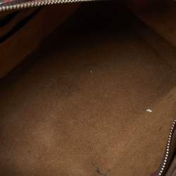 Pre Owned Gucci Multicolor GG Supreme Canvas and Leather Small Blooms Boston Bag