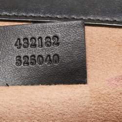 Gucci Tri Color GG Supreme Canvas and Leather Small Padlock Shoulder Bag