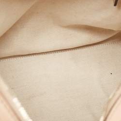 مملوكة مسبقًا Gucci Beige/Metallic Pink GG Canvas and Leather Medium Lovely Hobo