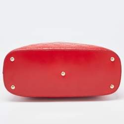 مملوكة مسبقًا Gucci Red Guccissima Leather Linea A Hobo