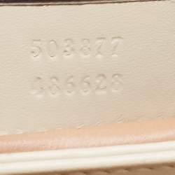 Gucci Beige/Brown Watersnake Leather Small GG Ophidia Shoulder Bag