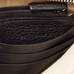 Pre Owned Gucci Black Leather Soho Wristlet Clutch