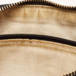 Pre Owned Gucci Black Leather Soho Wristlet Clutch