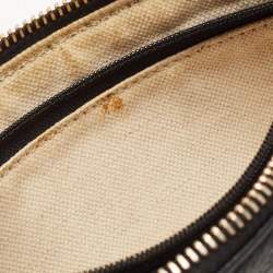 Pre Owned Gucci Black Leather Soho Wristlet Clutch