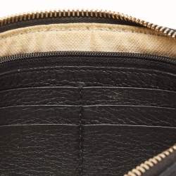 Pre Owned Gucci Black Leather Soho Wristlet Clutch
