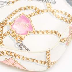 Pre Owned Gucci Multicolor Printed Silk Charmy Hobo