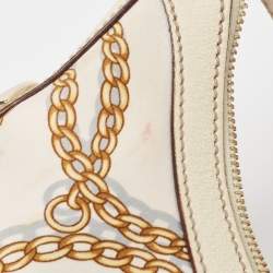 Pre Owned Gucci Multicolor Printed Silk Charmy Hobo