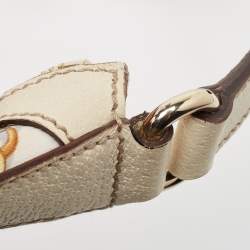 Pre Owned Gucci Multicolor Printed Silk Charmy Hobo