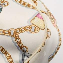 Pre Owned Gucci Multicolor Printed Silk Charmy Hobo