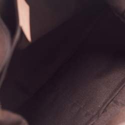 Pre Owned Gucci Pink GG Crystal Coated Canvas Web Horsebit Hobo