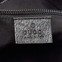 Gucci Black GG Canvas Messenger Bag