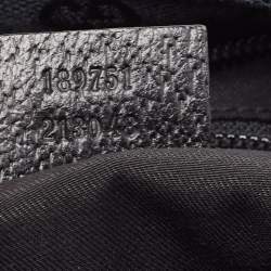 Gucci Black GG Canvas Messenger Bag