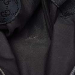 Gucci Black GG Canvas Messenger Bag