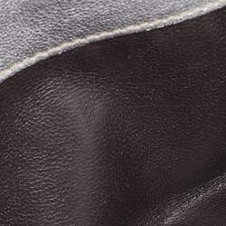 Gucci Silver Guccissima Leather Flap Continental Wallet