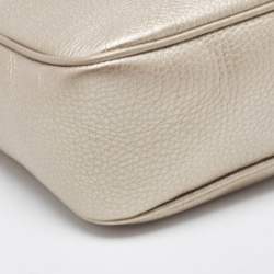 Pre Owned Gucci Gold Leather Small Soho Disco Crossbody Bag