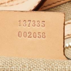 مملوكة مسبقًا Gucci Multicolor Botanical Floral Canvas and Leather Jackie O Bouvier Hobo