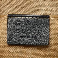 Gucci Black Microguccissima Leather Mini Nice Dome Bag