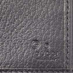 Gucci Black Leather Soho Studded Continental Wallet