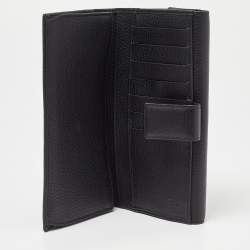 Gucci Black Leather Soho Studded Continental Wallet